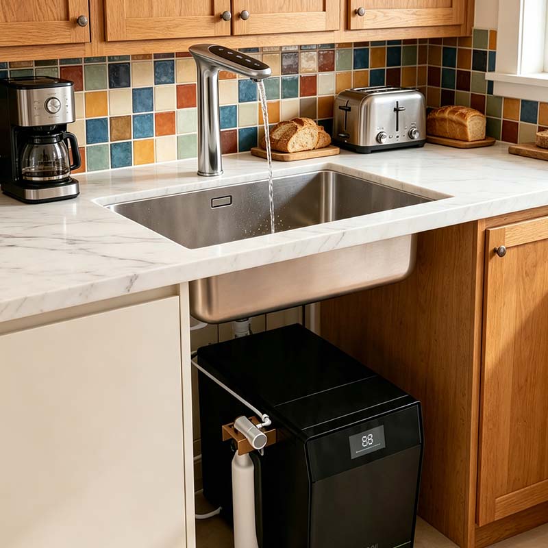 how to use boiling water tap