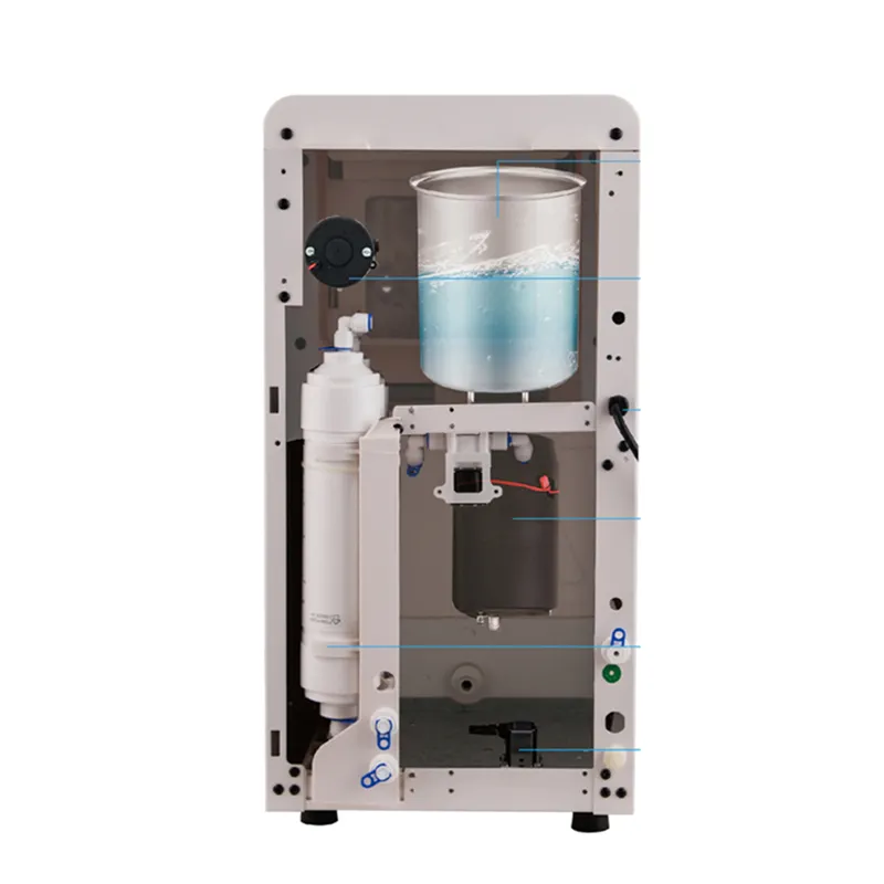 Desktop water dispenser with RO