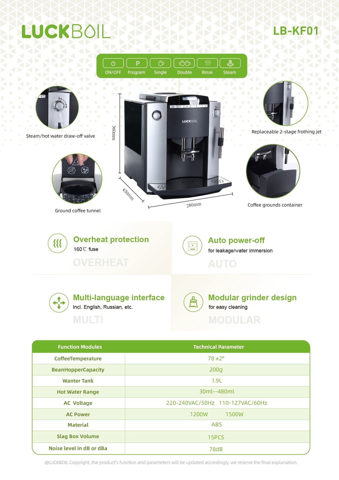 Fully-AutomaticCoffee Machine