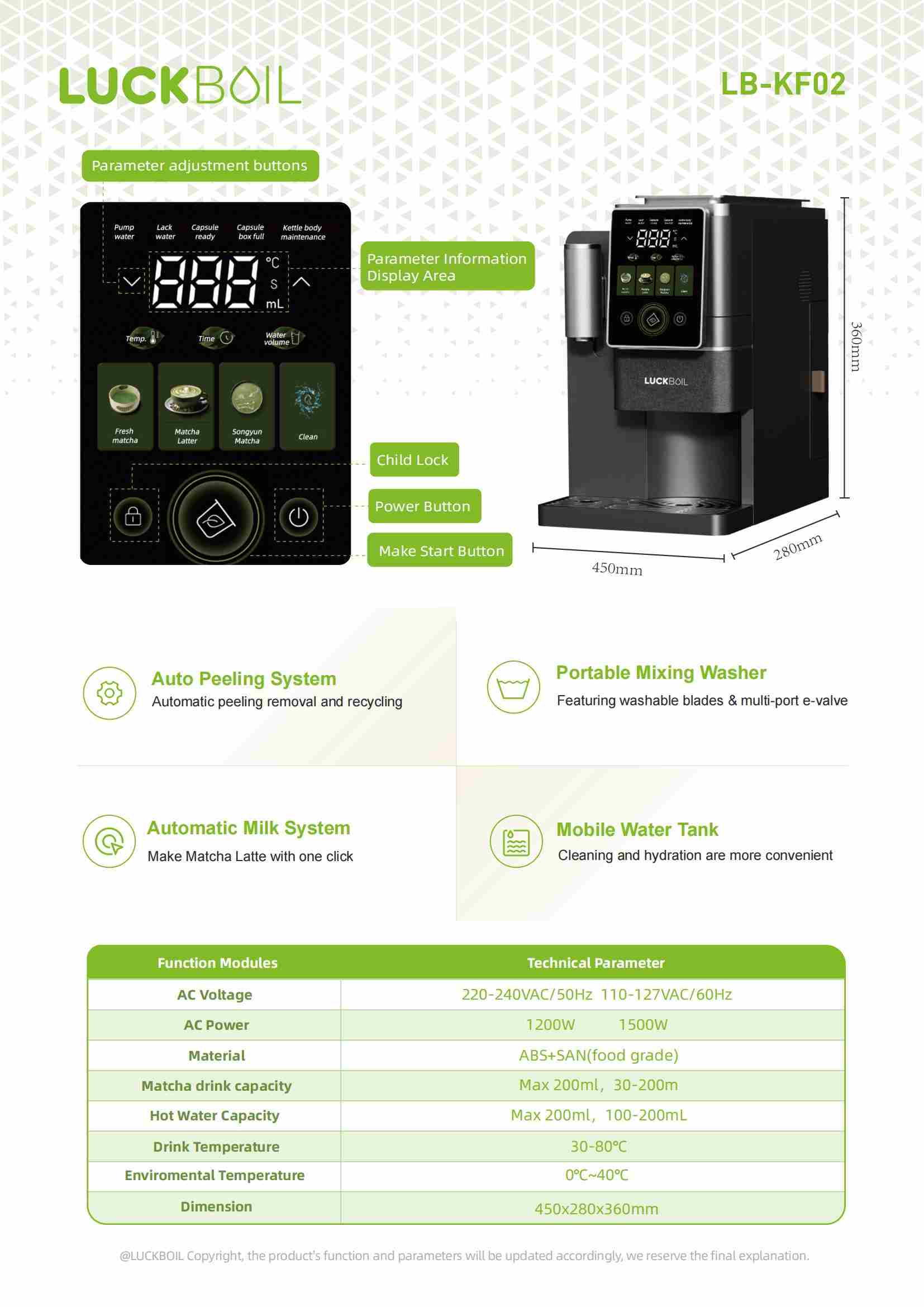 Fully Automatic Smart Matcha Machine