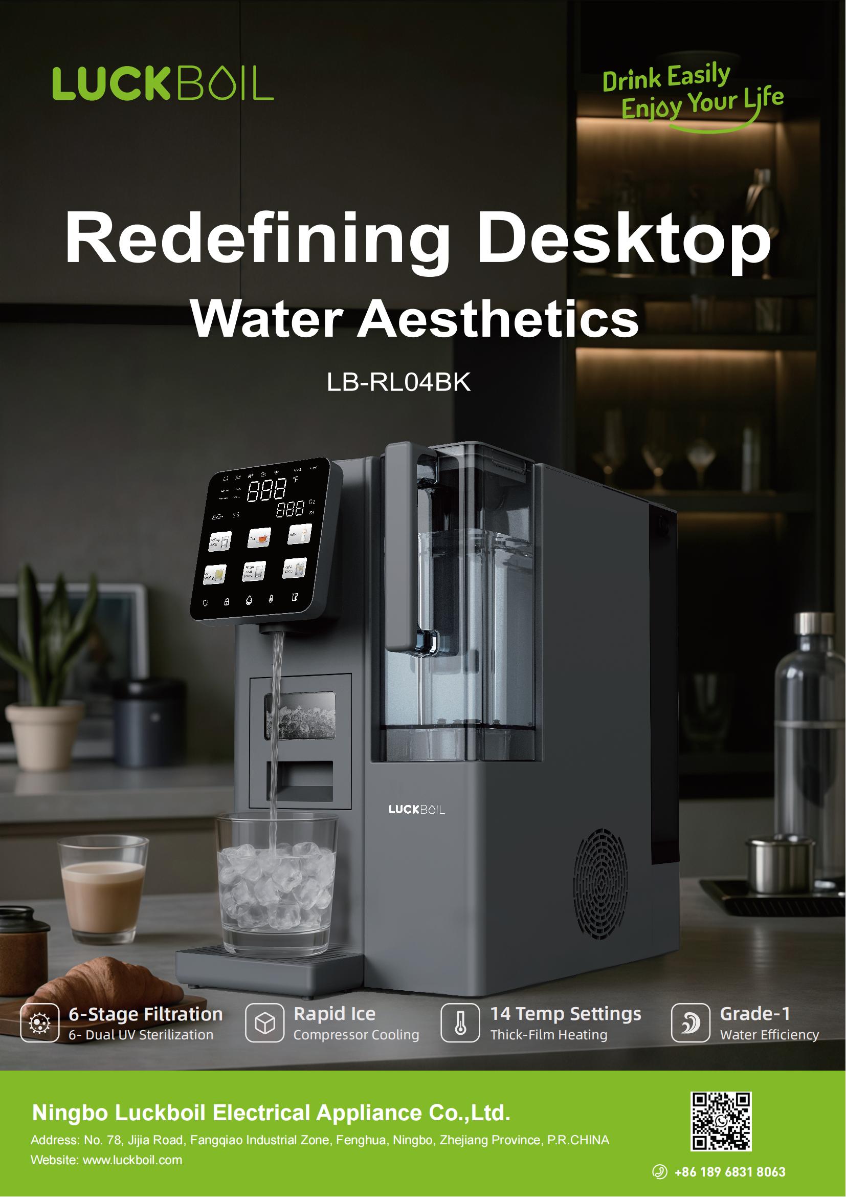 5-in-1 Countertop Ice-Making Water Dispenser