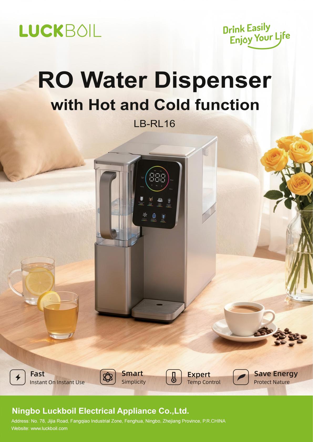 RO Water Dispenser with Hot and Cold function